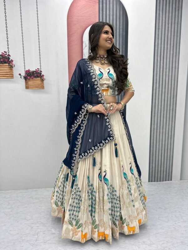 Heritage Bloom Lehenga Choli - Image 6
