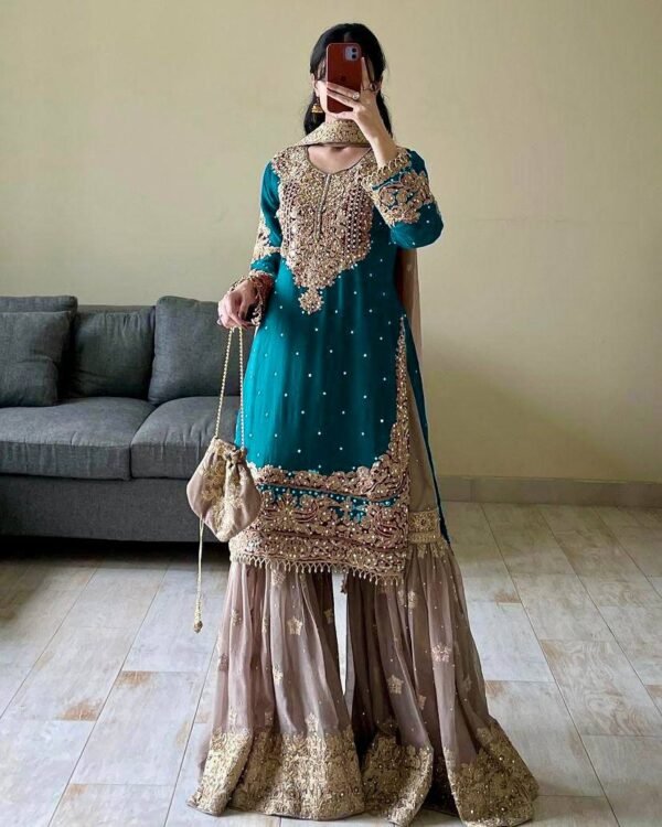 Boho Glow Kurti Plazzo with Dupatta