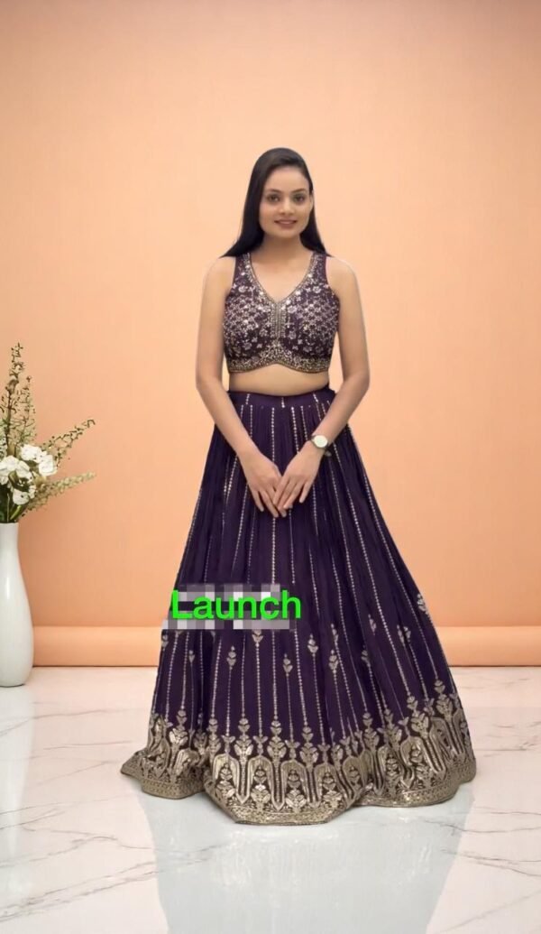 Ruhani Raat Lehenga Set - Image 5