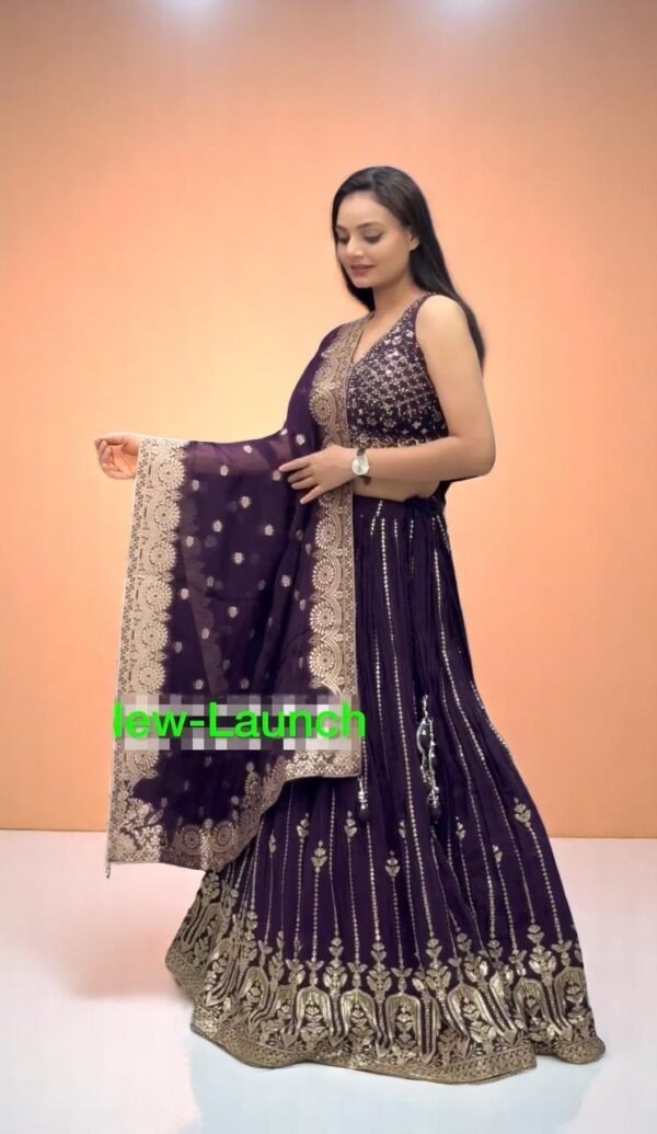 Ruhani Raat Lehenga Set - Image 4