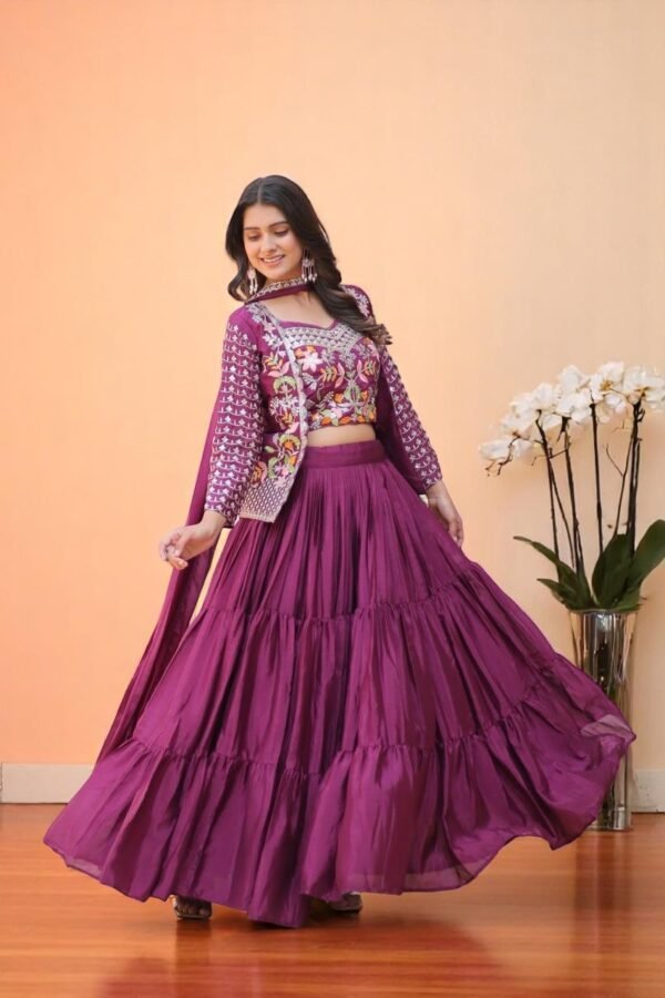 Kesar Bloom lehenga choli set