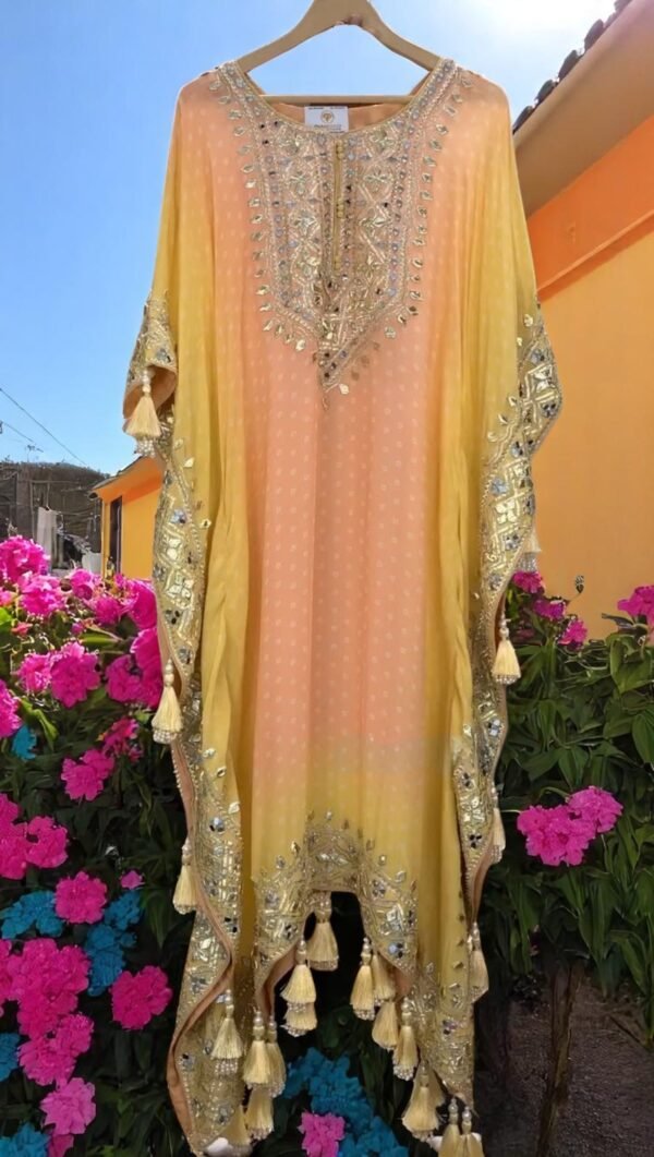 Amber Elegance Kaftan
