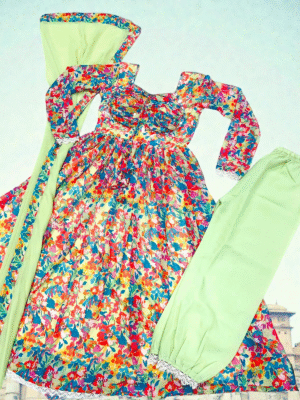 Aira Festive Georgette Kurti Set