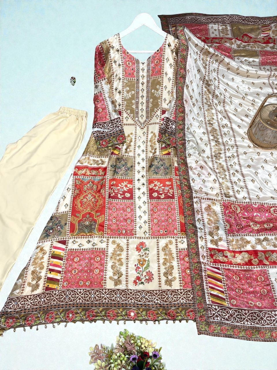 Zivah Digital Print Kurti Set - Image 3