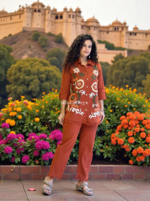 Aurelia Embroidered Co-Ord Set